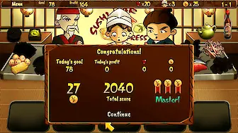 Screenshot von Vonsushi Bar Express
